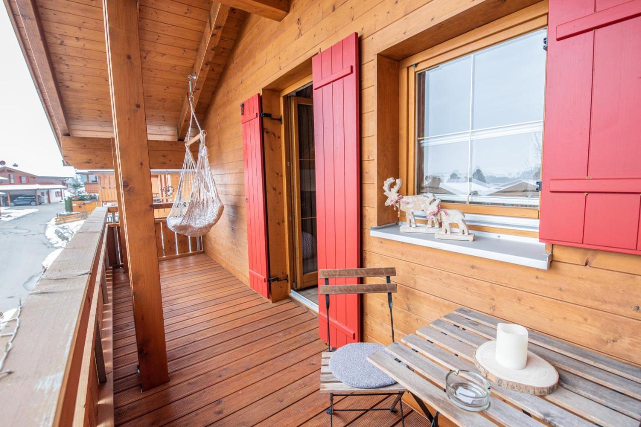 Hirsch Chalet #Sauna Lechbruck Luaran gambar